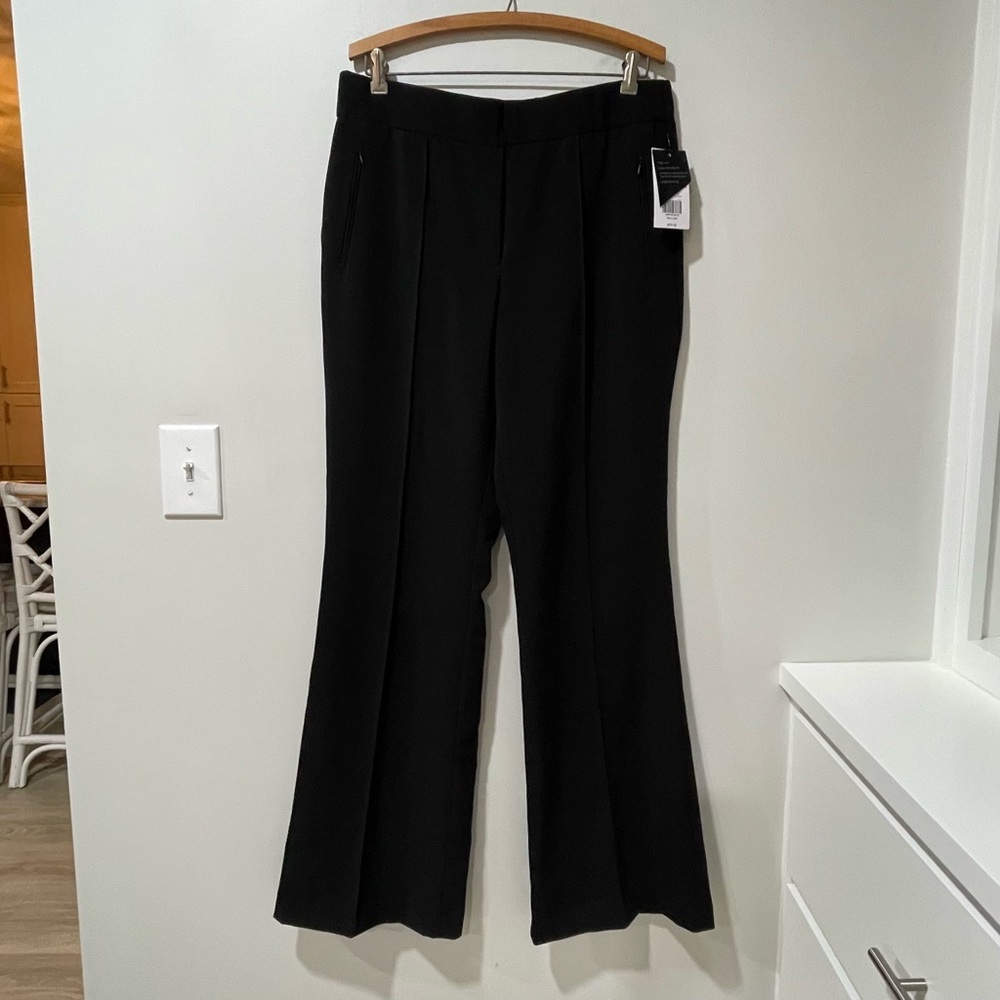 NWT Limited Black Flare Pants Work Office Business Slimming Casual Boss